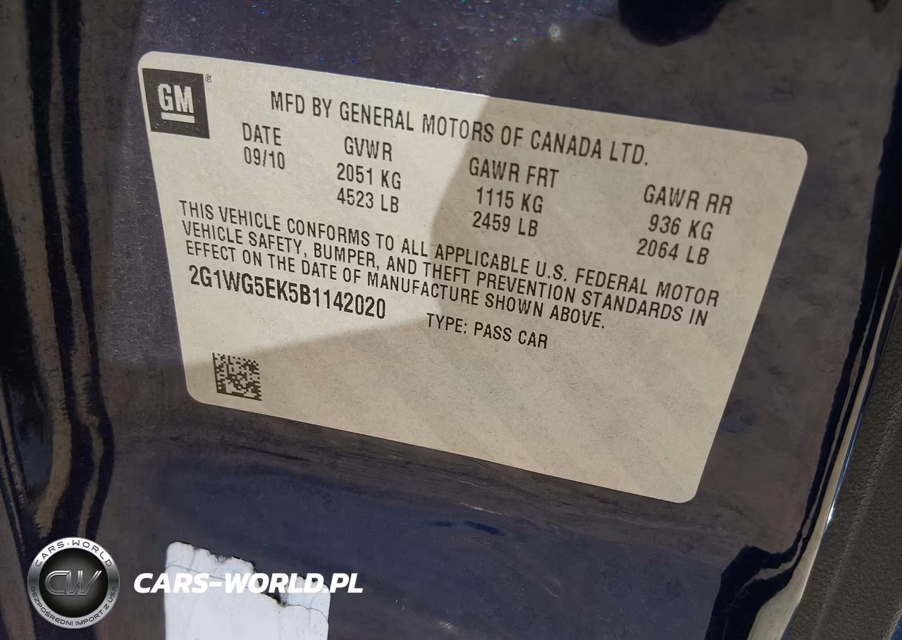 2011 Chevrolet Impala Lt VIN:2G1WG5EK5B1142020 - 9