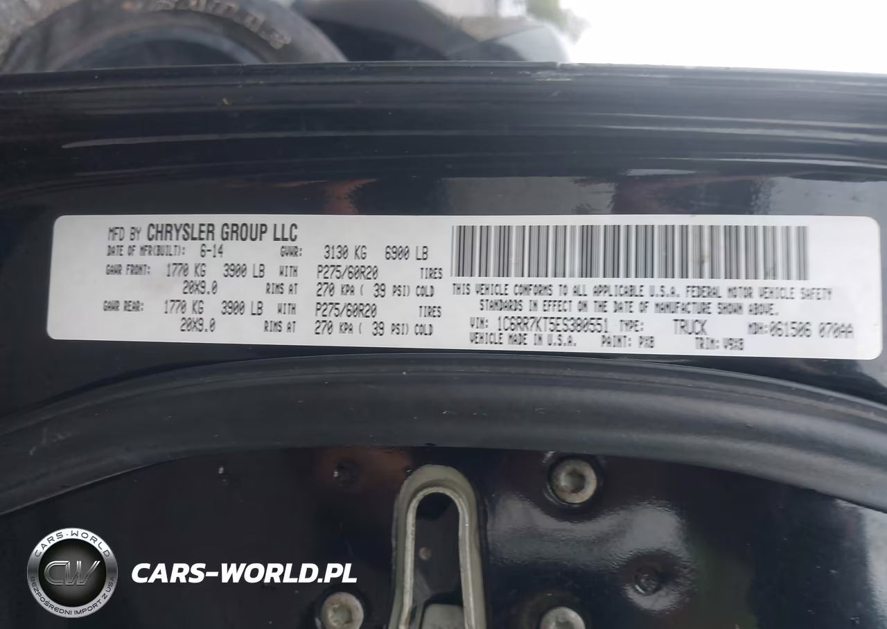 2014 Ram 1500 Express VIN:1C6RR7KT5ES380551 - 9