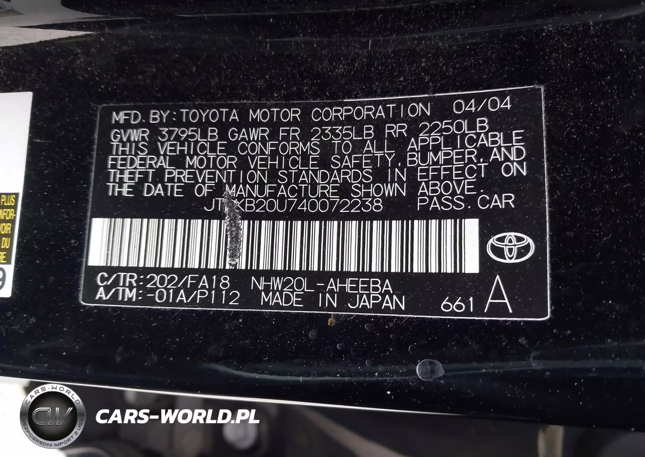 2004 Toyota Prius VIN:JTDKB20U740072238 - 9