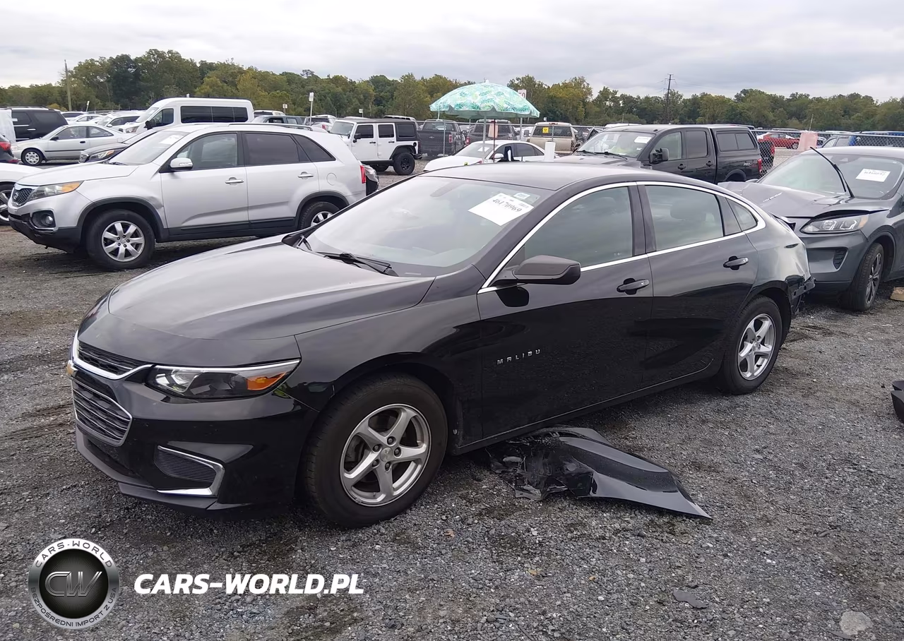 2017 Chevrolet Malibu Ls VIN:1G1ZB5ST8HF255602 - 2
