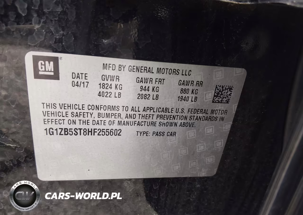 2017 Chevrolet Malibu Ls VIN:1G1ZB5ST8HF255602 - 9