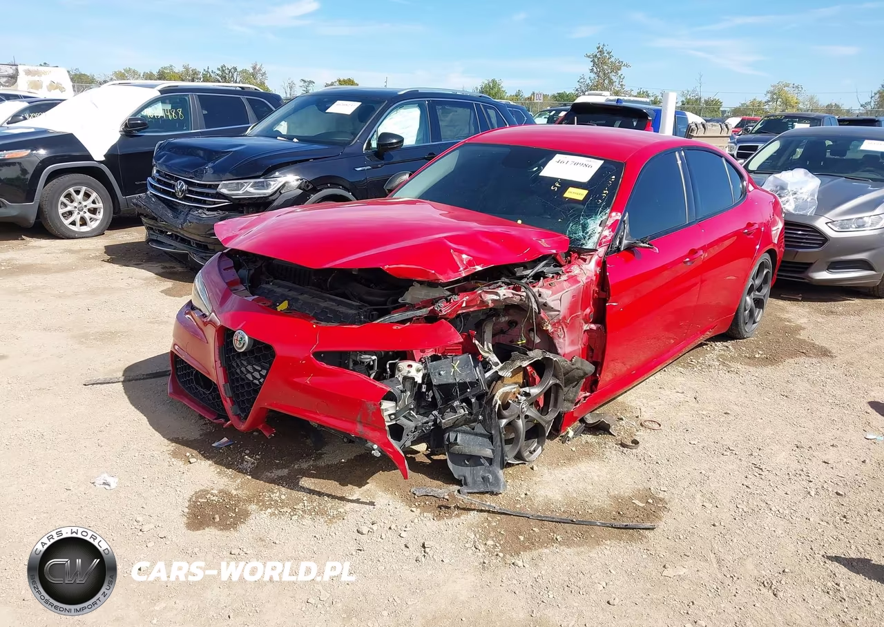 2019 Alfa Romeo Giulia Sport Rwd VIN:ZARFAMAN9K7608995 - 2