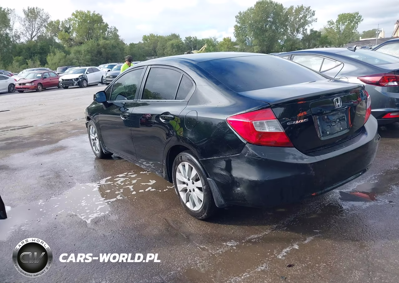 2012 Honda Civic Lx VIN:19XFB2F51CE047150 - 3