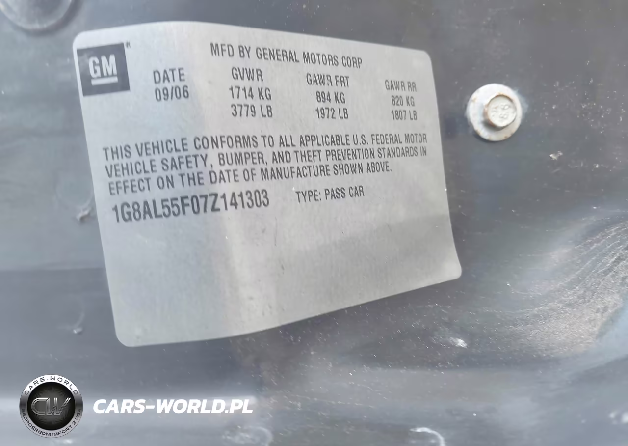 2007 Saturn Ion 3 VIN:1G8AL55F07Z141303 - 9