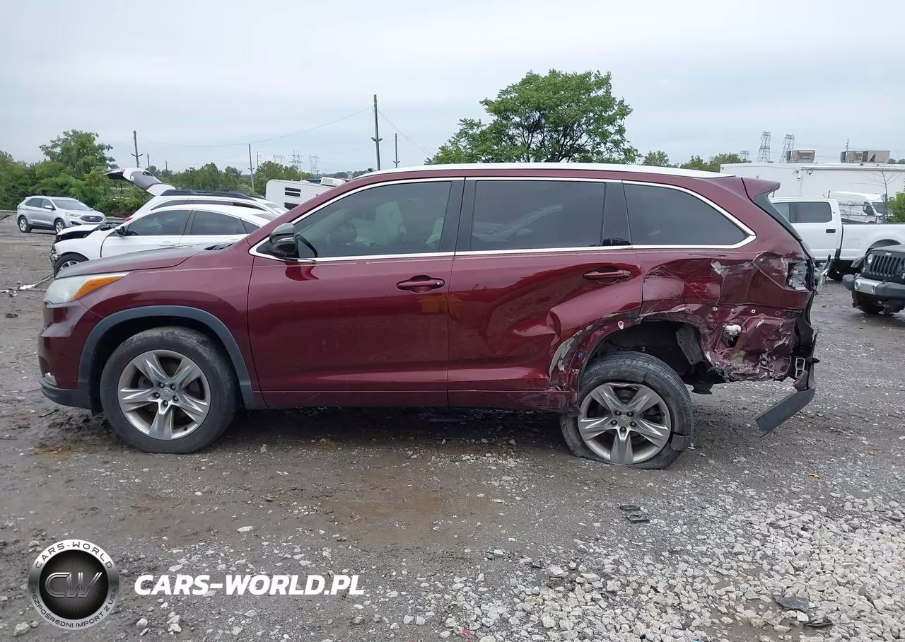 2014 Toyota Highlander Limited V6 VIN:5TDYKRFH8ES019723 - 14