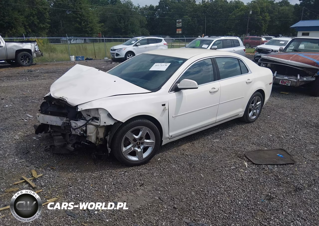 2008 Chevrolet Malibu Lt VIN:1G1ZH57B884229611 - 2