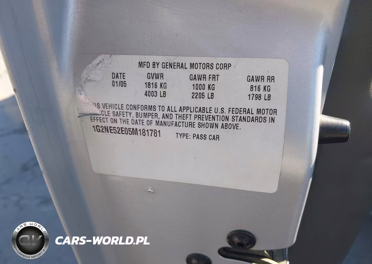 2005 Pontiac Grand Am Se VIN:1G2NE52E05M181781 - 9