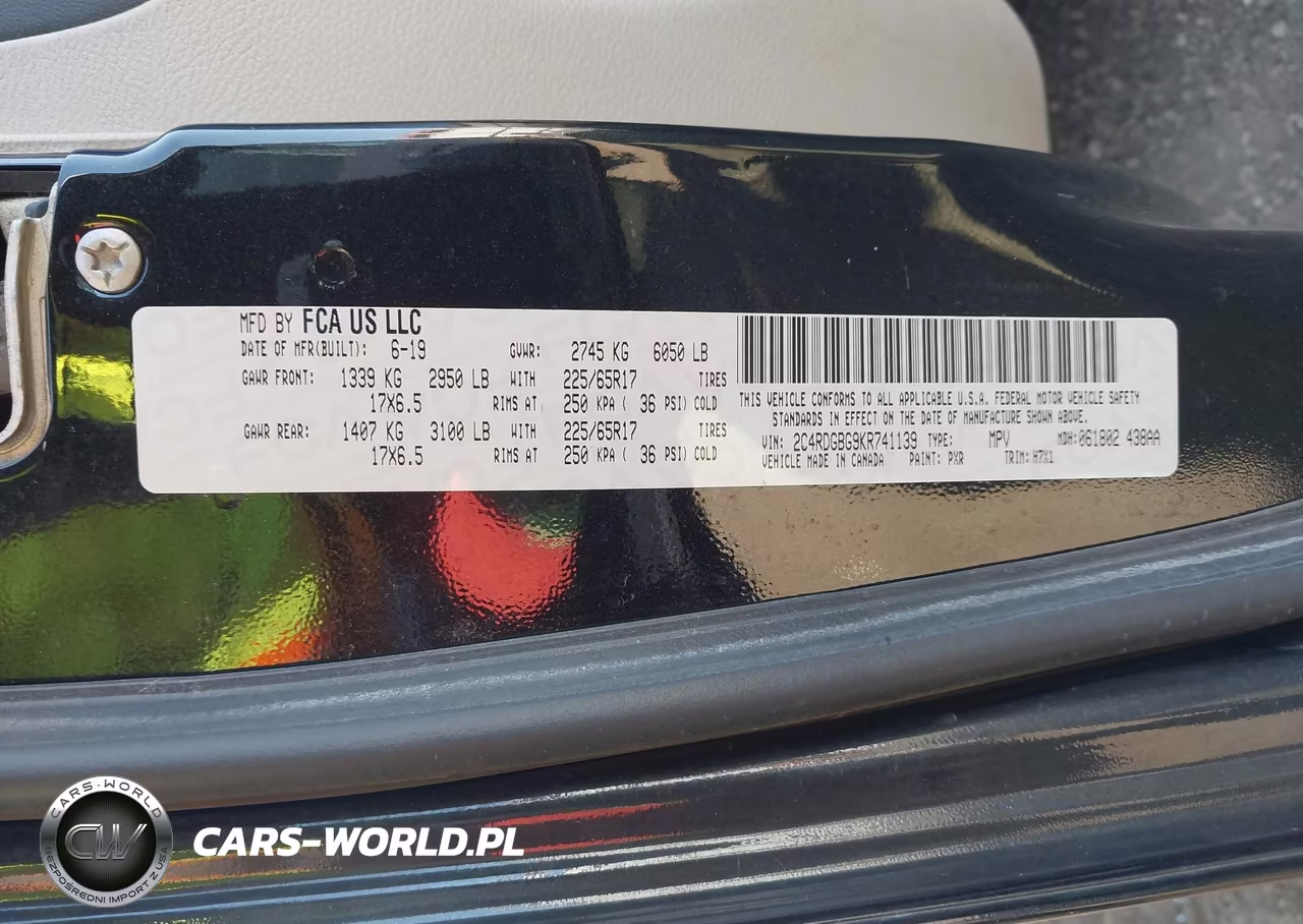 2019 Dodge Grand Caravan Se VIN:2C4RDGBG9KR741139 - 9