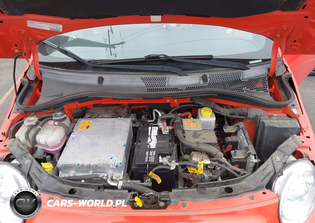 2013 Fiat 500E Battery Electric VIN:3C3CFFGE7DT744210 - 10