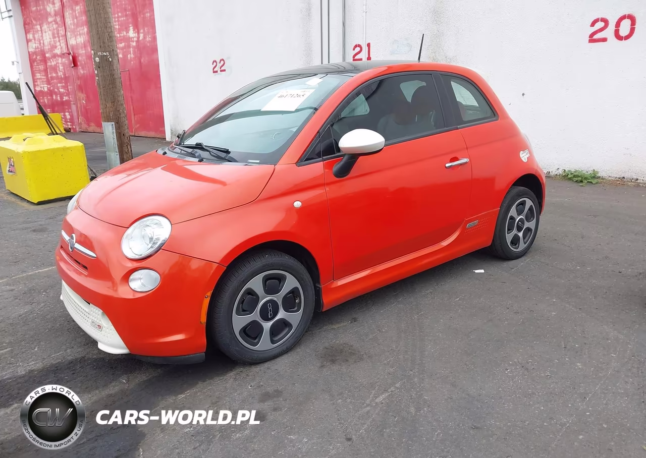 2013 Fiat 500E Battery Electric VIN:3C3CFFGE7DT744210 - 2