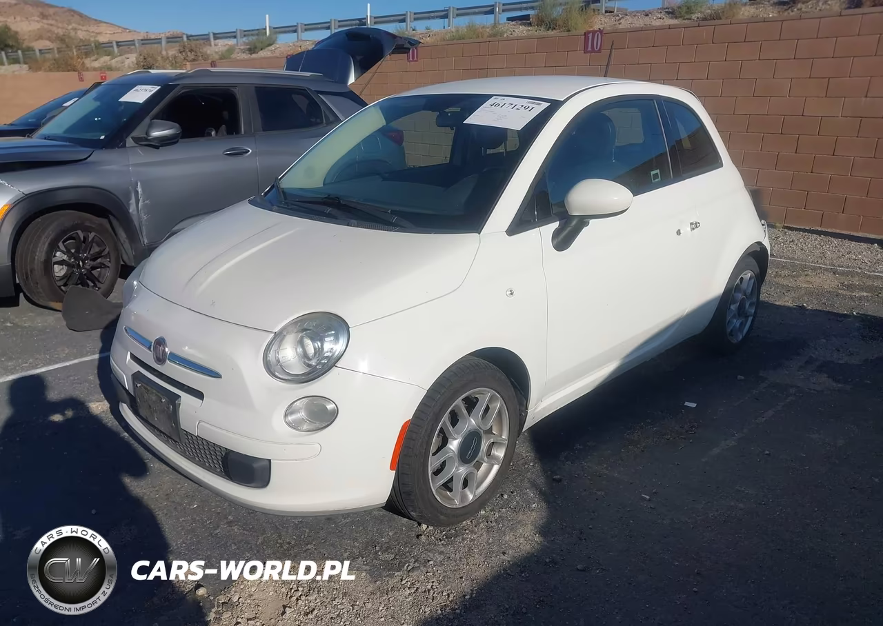 2015 Fiat 500 Pop VIN:3C3CFFAR0FT689825 - 2