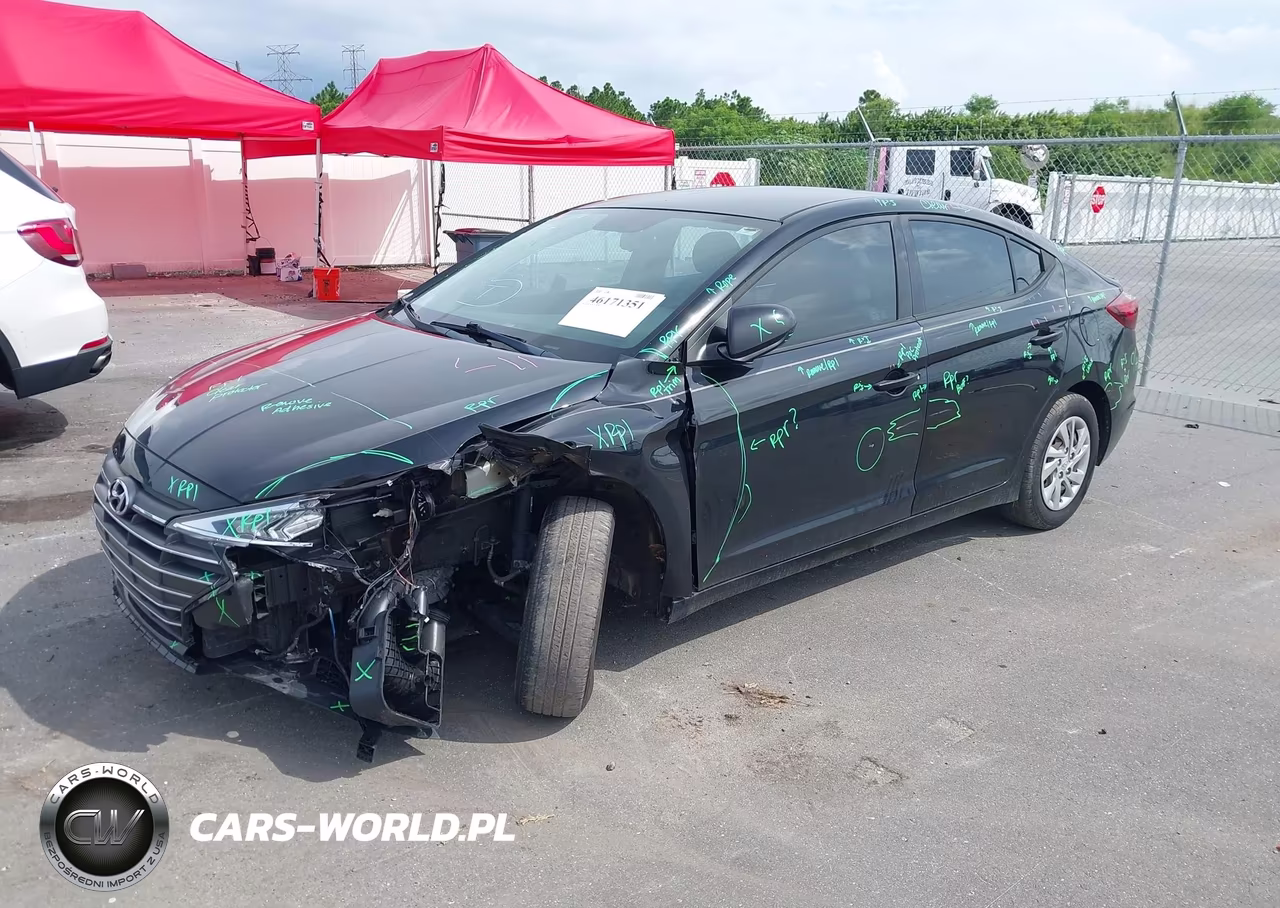 2019 Hyundai Elantra Se VIN:KMHD74LF7KU818918 - 2