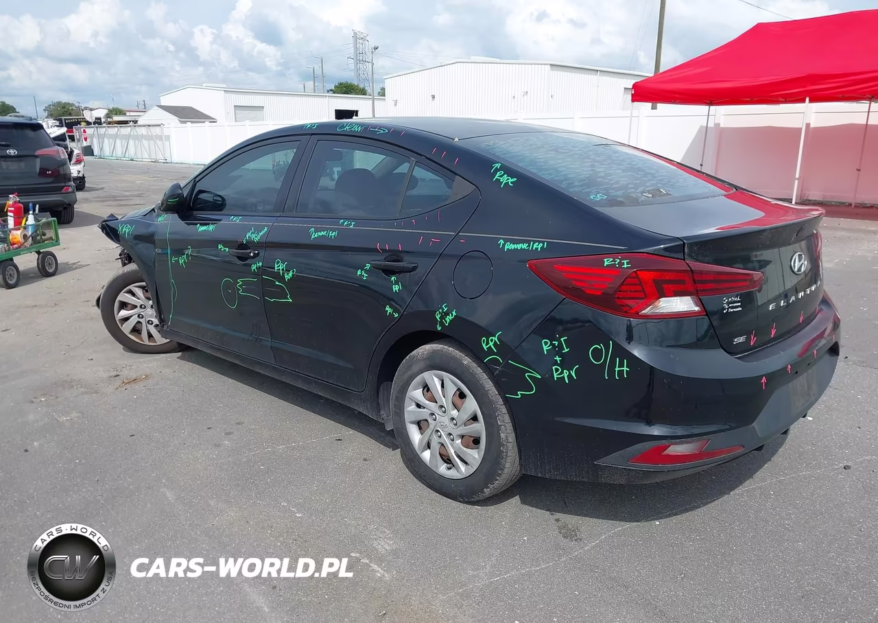 2019 Hyundai Elantra Se VIN:KMHD74LF7KU818918 - 3