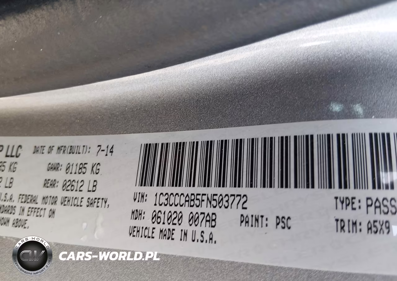 2015 Chrysler 200 Limited VIN:1C3CCCAB5FN503772 - 9