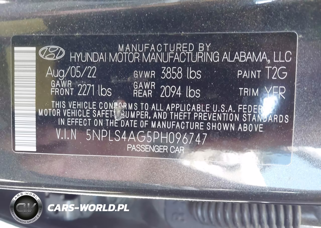 2023 Hyundai Elantra Sel VIN:5NPLS4AG5PH096747 - 9