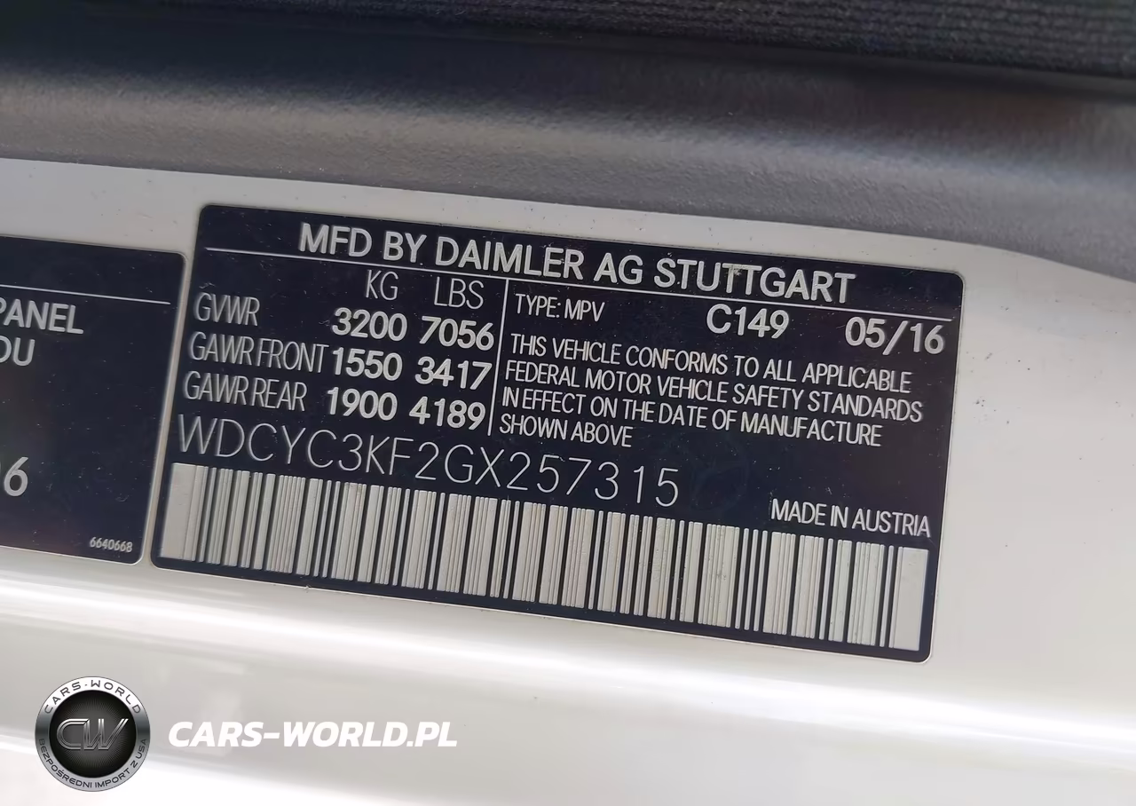 2016 Mercedes-Benz G 550 4Matic VIN:WDCYC3KF2GX257315 - 9