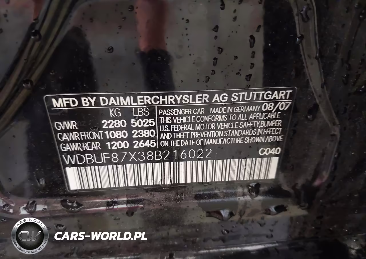 2008 Mercedes-Benz E 350 4Matic VIN:WDBUF87X38B216022 - 9