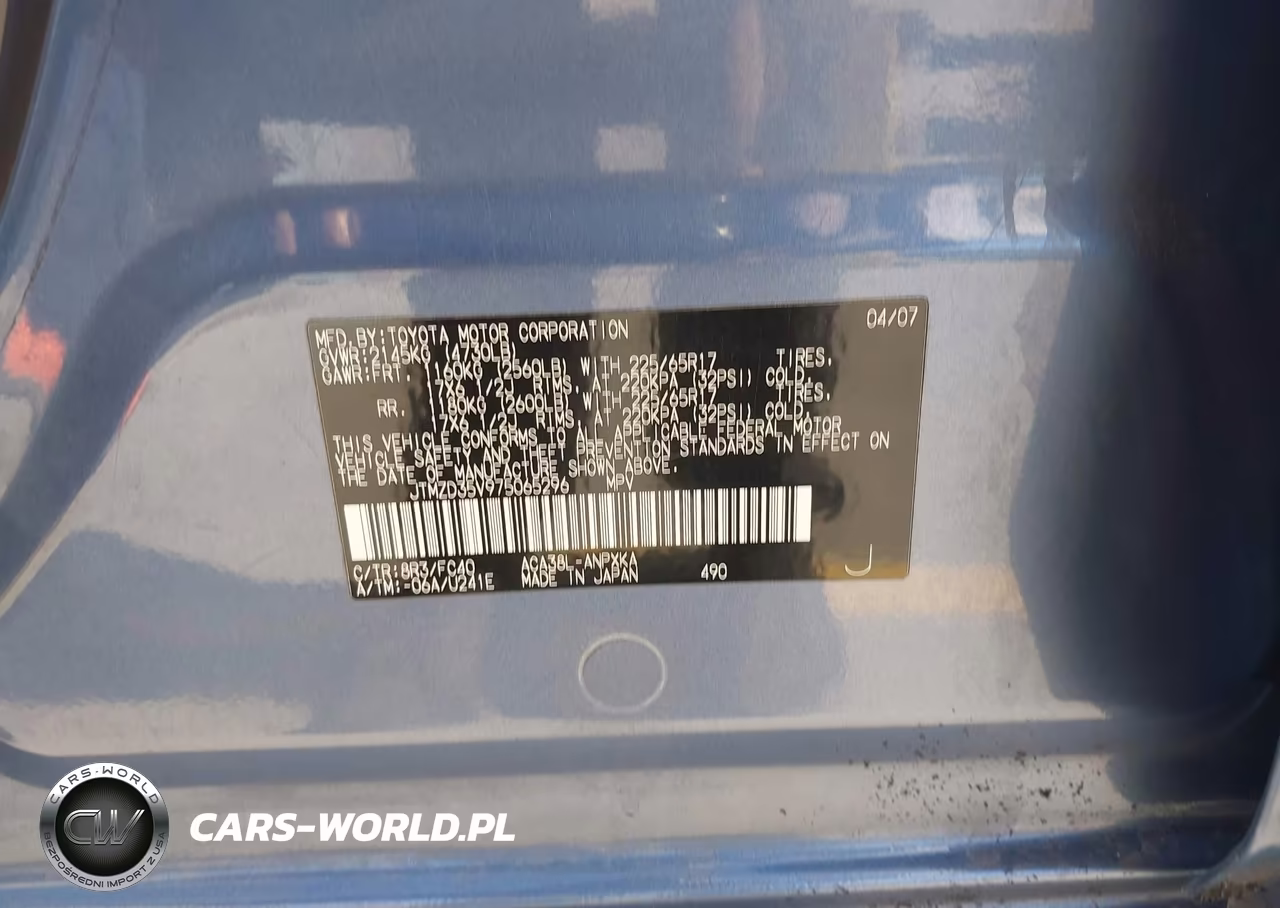 2007 Toyota Rav4 VIN:JTMZD35V975065296 - 9