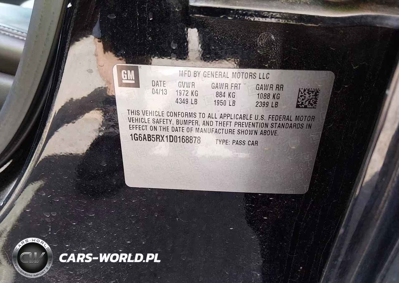 2013 Cadillac Ats Luxury VIN:1G6AB5RX1D0168878 - 9