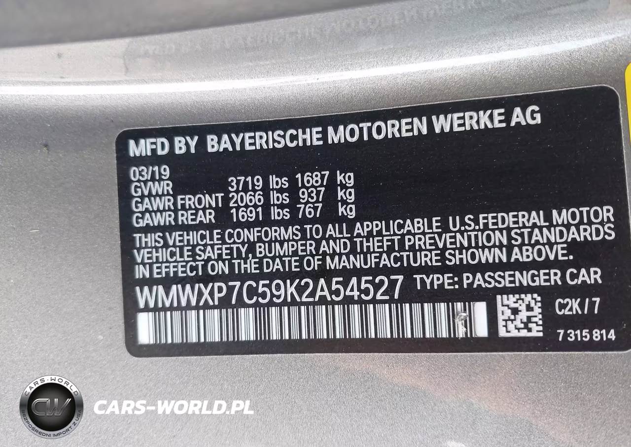 2019 Mini Hardtop Cooper S VIN:WMWXP7C59K2A54527 - 9