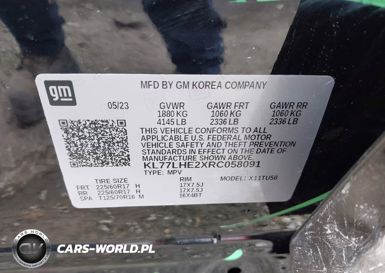 2024 Chevrolet Trax Fwd Lt VIN:KL77LHE2XRC058091 - 9