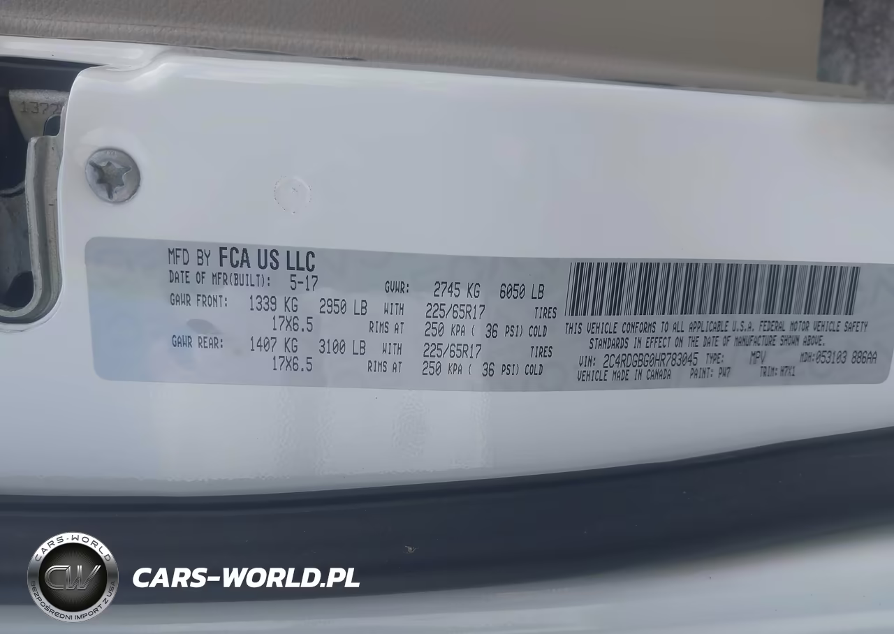 2017 Dodge Grand Caravan Se VIN:2C4RDGBG0HR783045 - 9