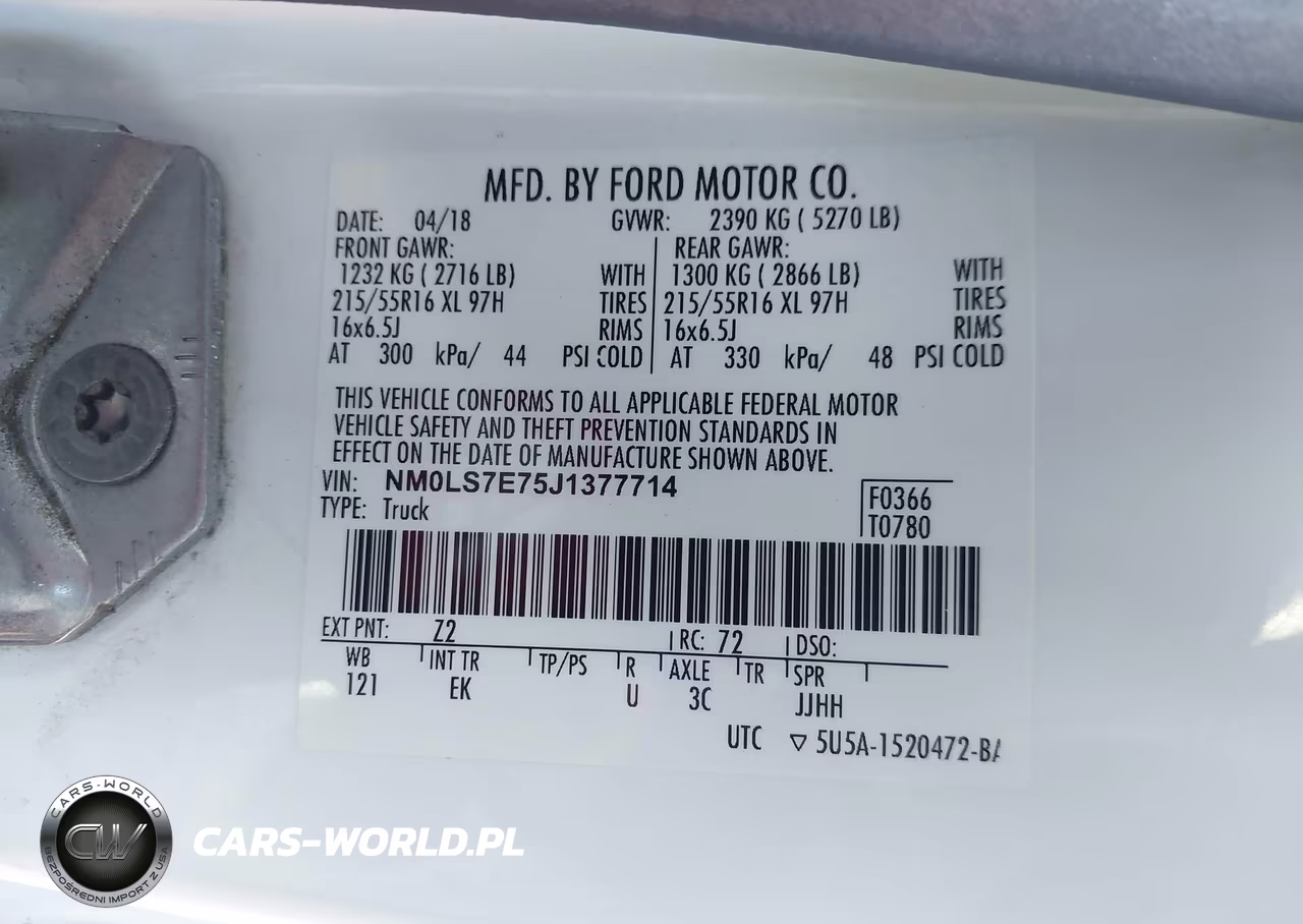 2018 Ford Transit Connect Xl VIN:NM0LS7E75J1377714 - 9