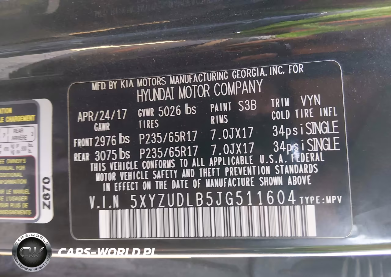 2018 Hyundai Santa Fe Sport 2.4L VIN:5XYZUDLB5JG511604 - 9