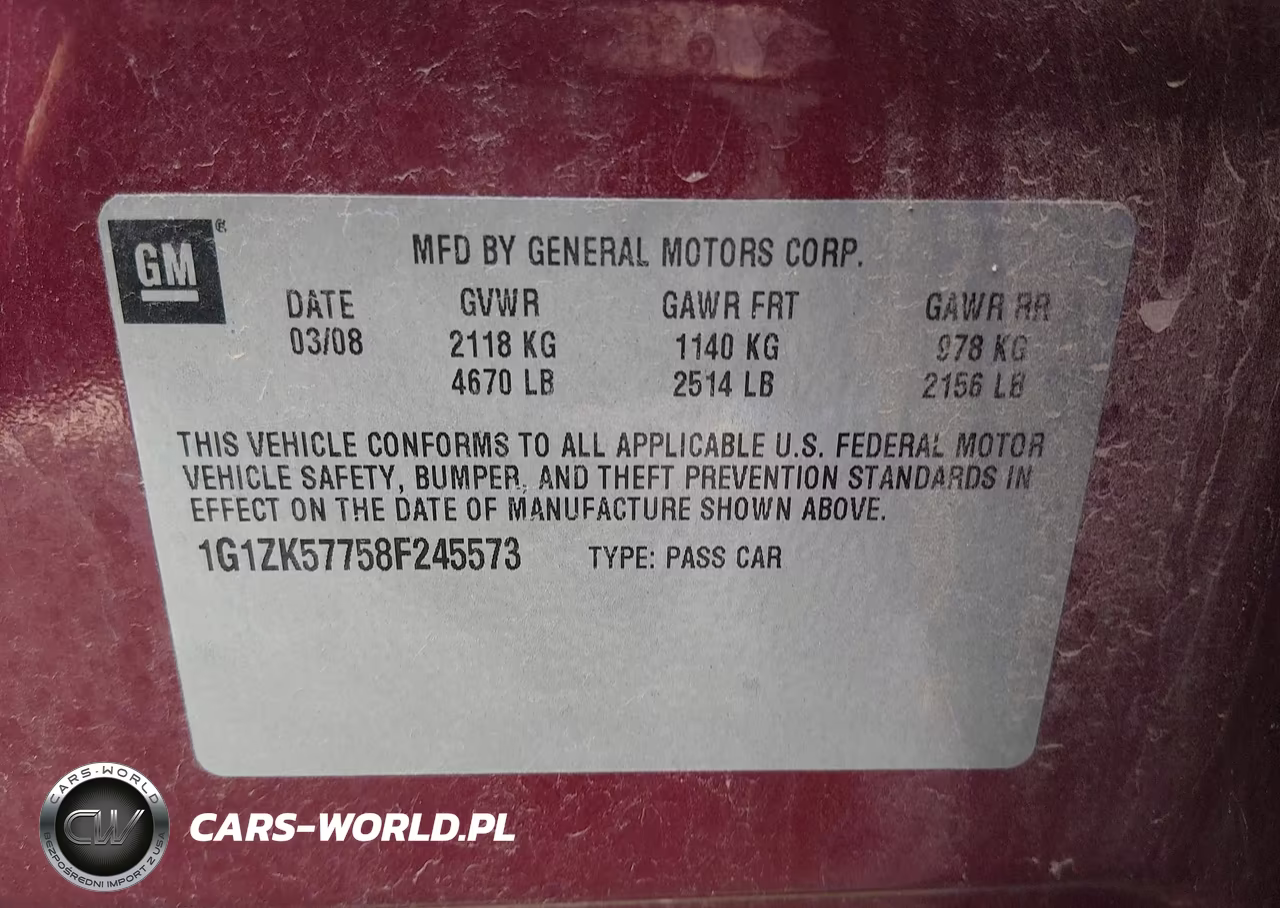 2008 Chevrolet Malibu Ltz VIN:1G1ZK57758F245573 - 9