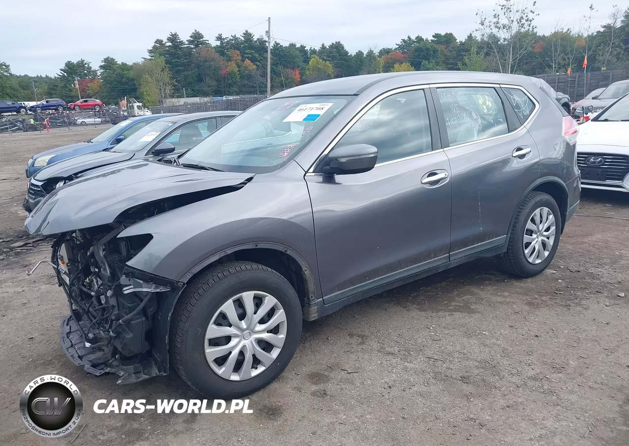 2015 Nissan Rogue S VIN:KNMAT2MV8FP565111 - 2