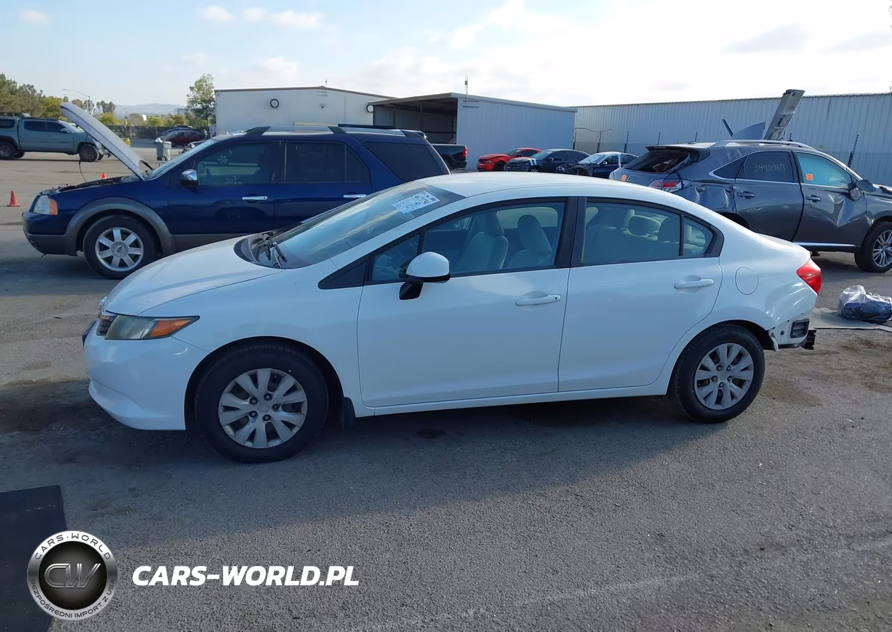 2012 Honda Civic Lx VIN:2HGFB2F55CH548497 - 17