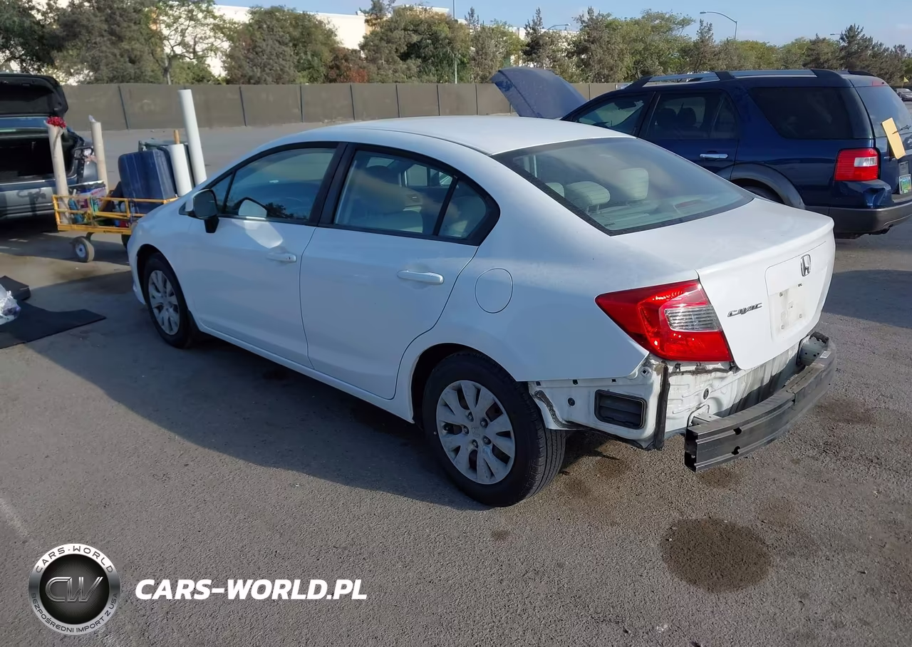 2012 Honda Civic Lx VIN:2HGFB2F55CH548497 - 3