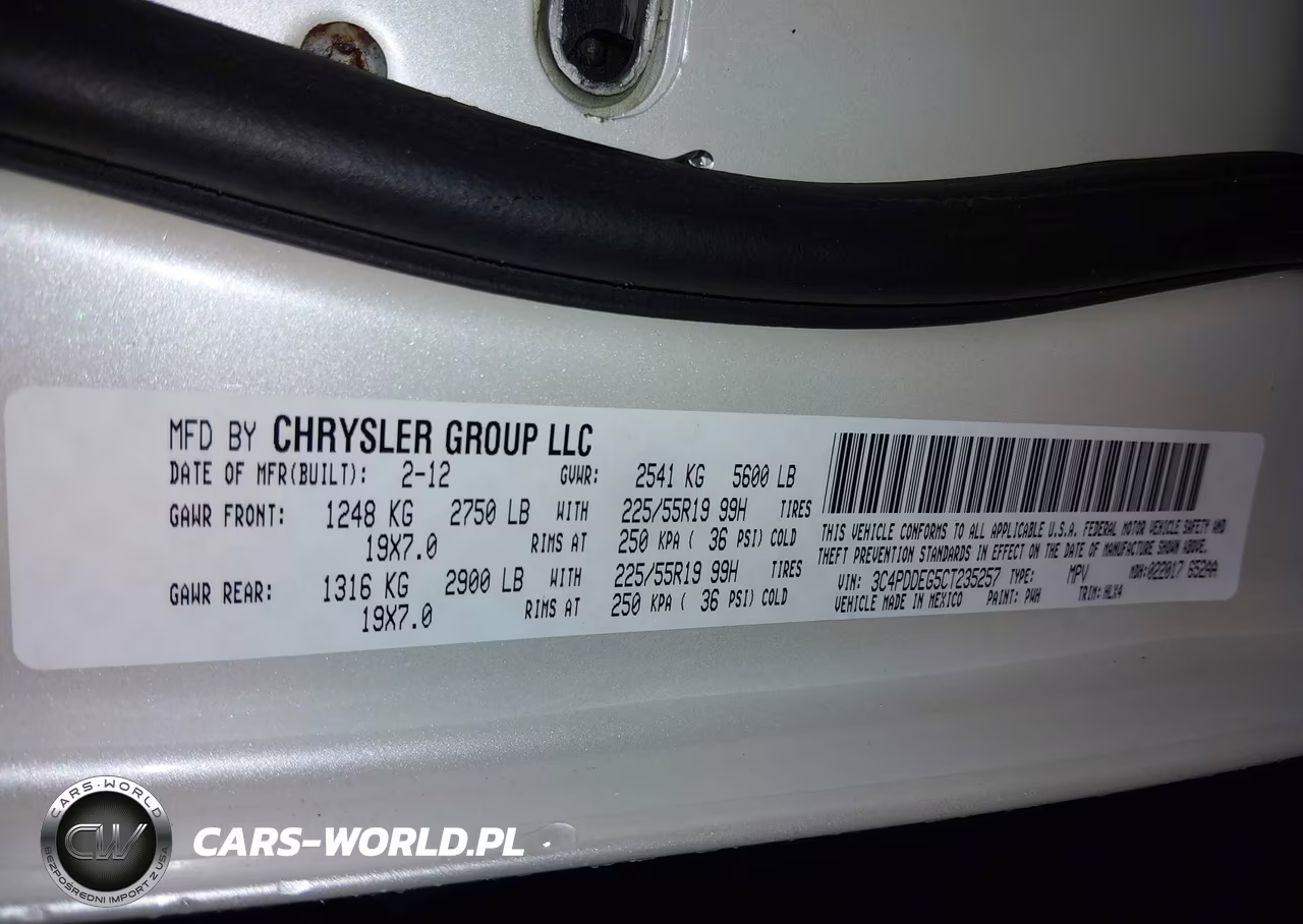 2012 Dodge Journey R-T VIN:3C4PDDEG5CT235257 - 9