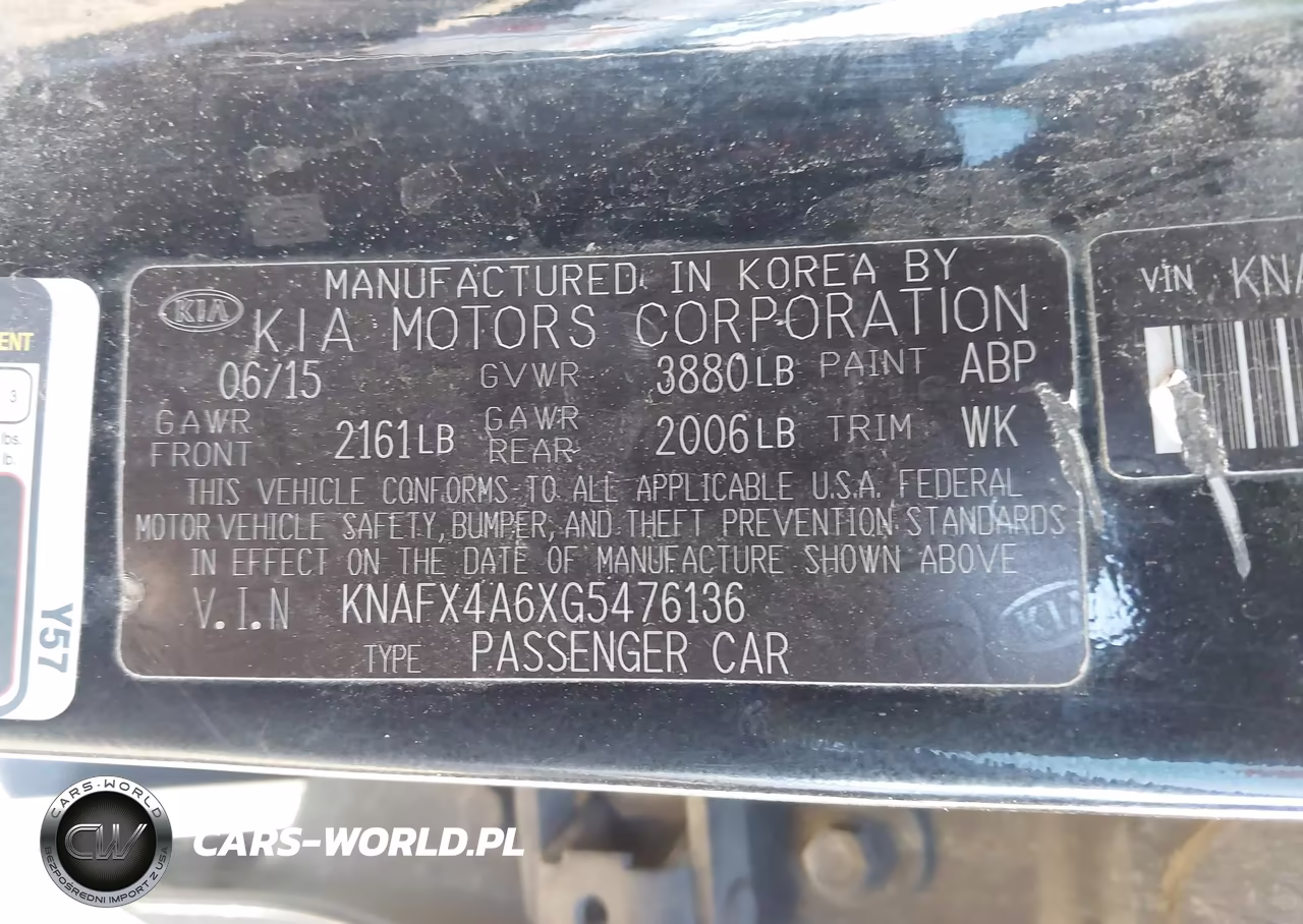 2016 Kia Forte Lx VIN:KNAFX4A6XG5476136 - 9