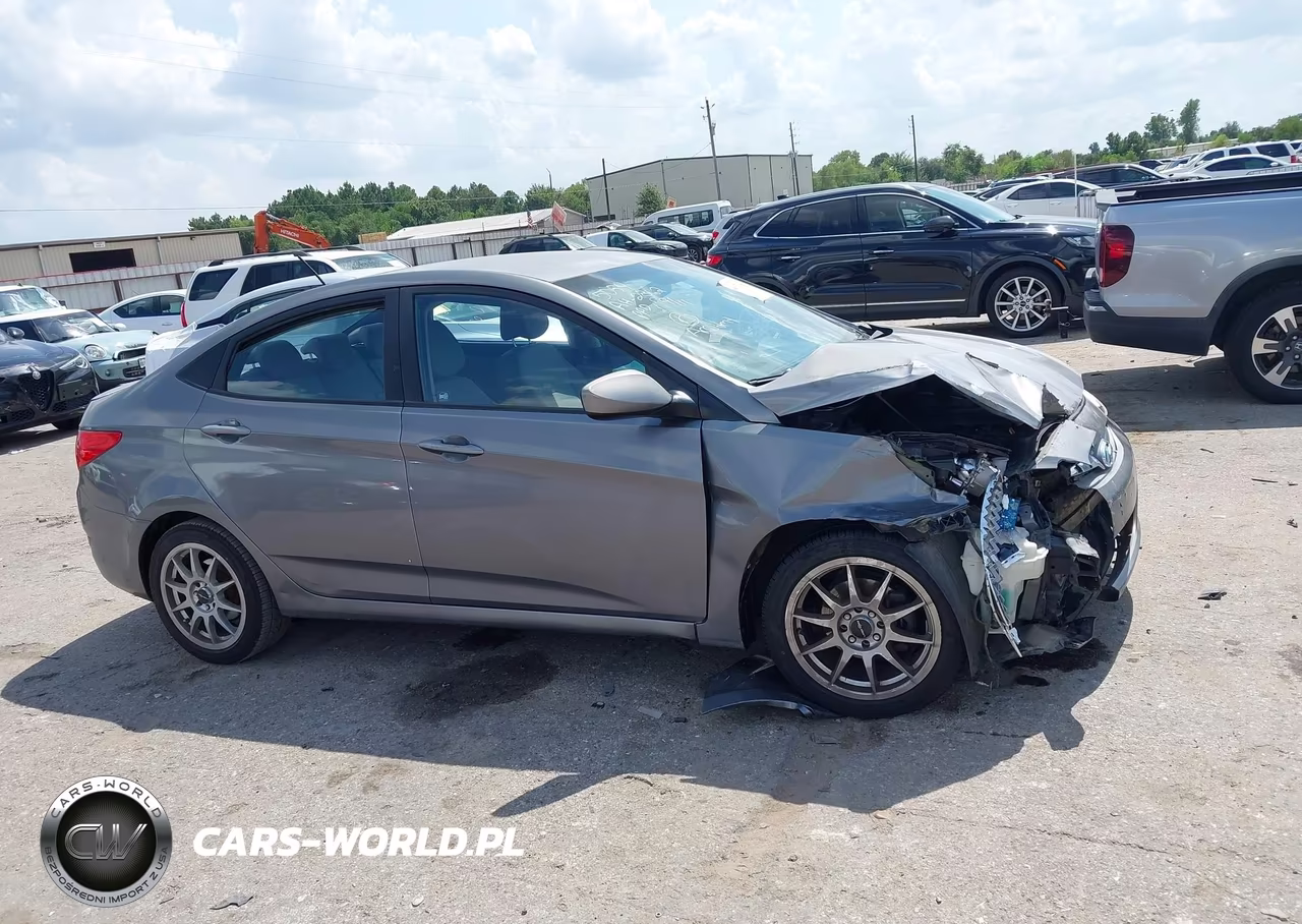 2014 Hyundai Accent Gls VIN:KMHCU4AEXEU771838 - 13
