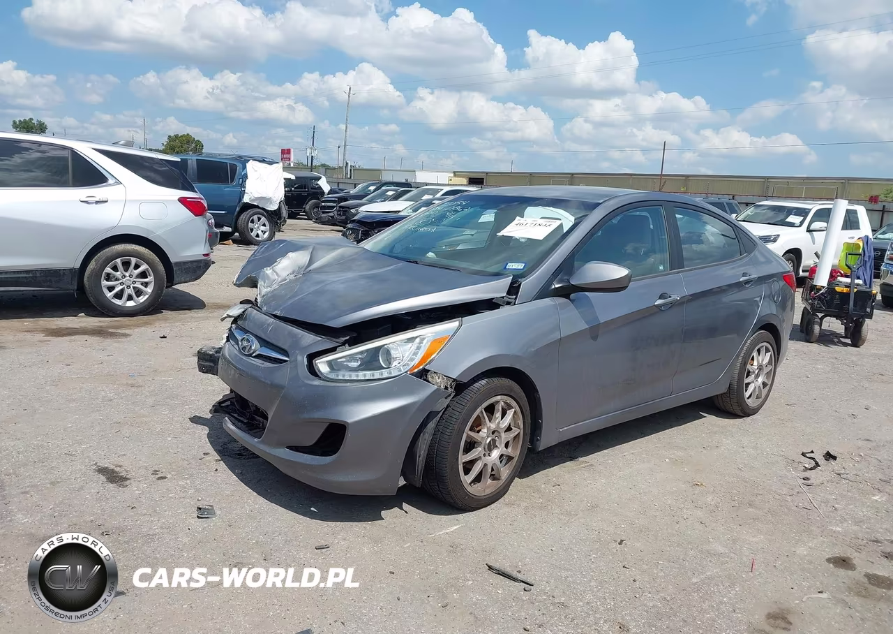2014 Hyundai Accent Gls VIN:KMHCU4AEXEU771838 - 2