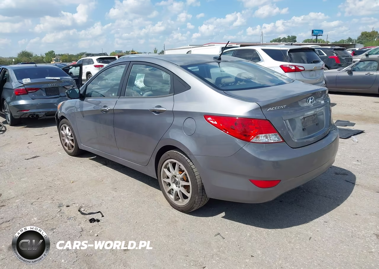 2014 Hyundai Accent Gls VIN:KMHCU4AEXEU771838 - 3