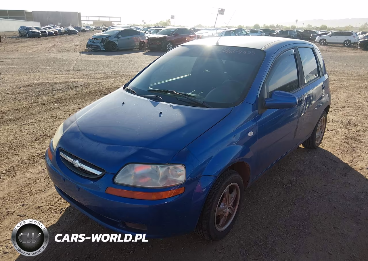 2007 Chevrolet Aveo 5 Ls VIN:KL1TD66637B770599 - 2