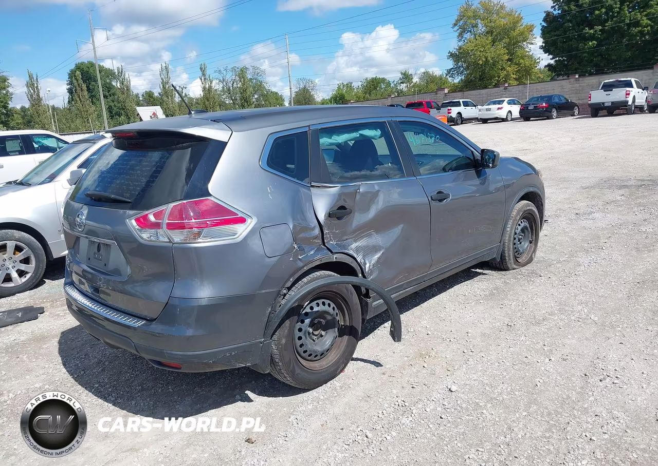 2016 Nissan Rogue S VIN:KNMAT2MT7GP608689 - 4