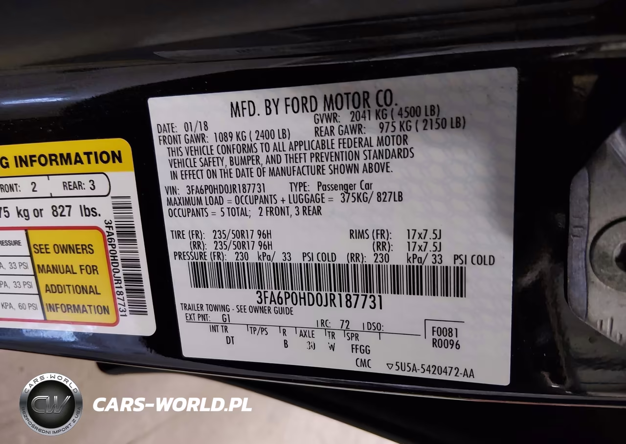 2018 Ford Fusion Se VIN:3FA6P0HD0JR187731 - 9