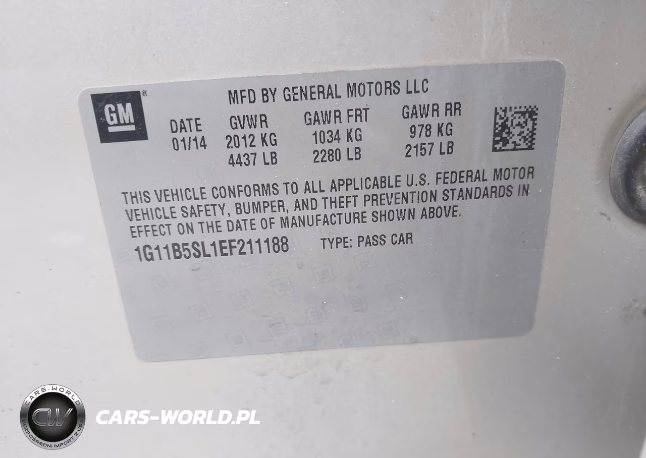 2014 Chevrolet Malibu 1Ls VIN:1G11B5SL1EF211188 - 9