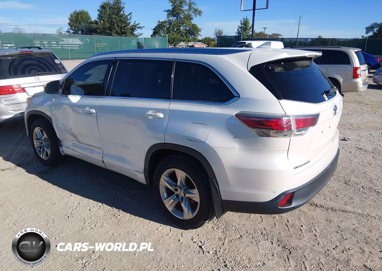 2015 Toyota Highlander Limited V6 VIN:5TDDKRFH1FS214157 - 3