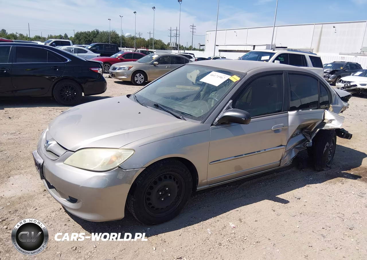 2004 Honda Civic Lx VIN:2HGES16514H590236 - 2
