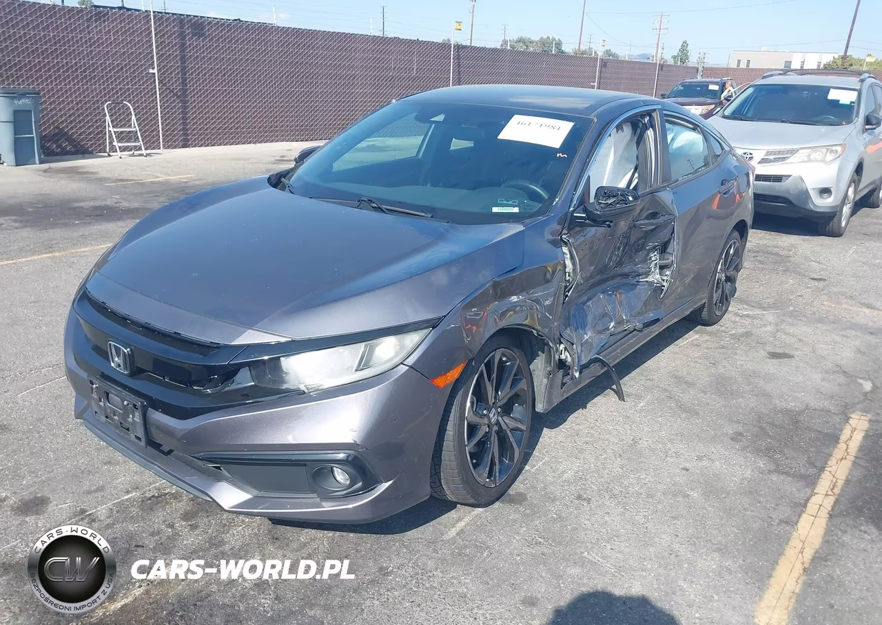 2020 Honda Civic Sport VIN:2HGFC2F86LH558706 - 2