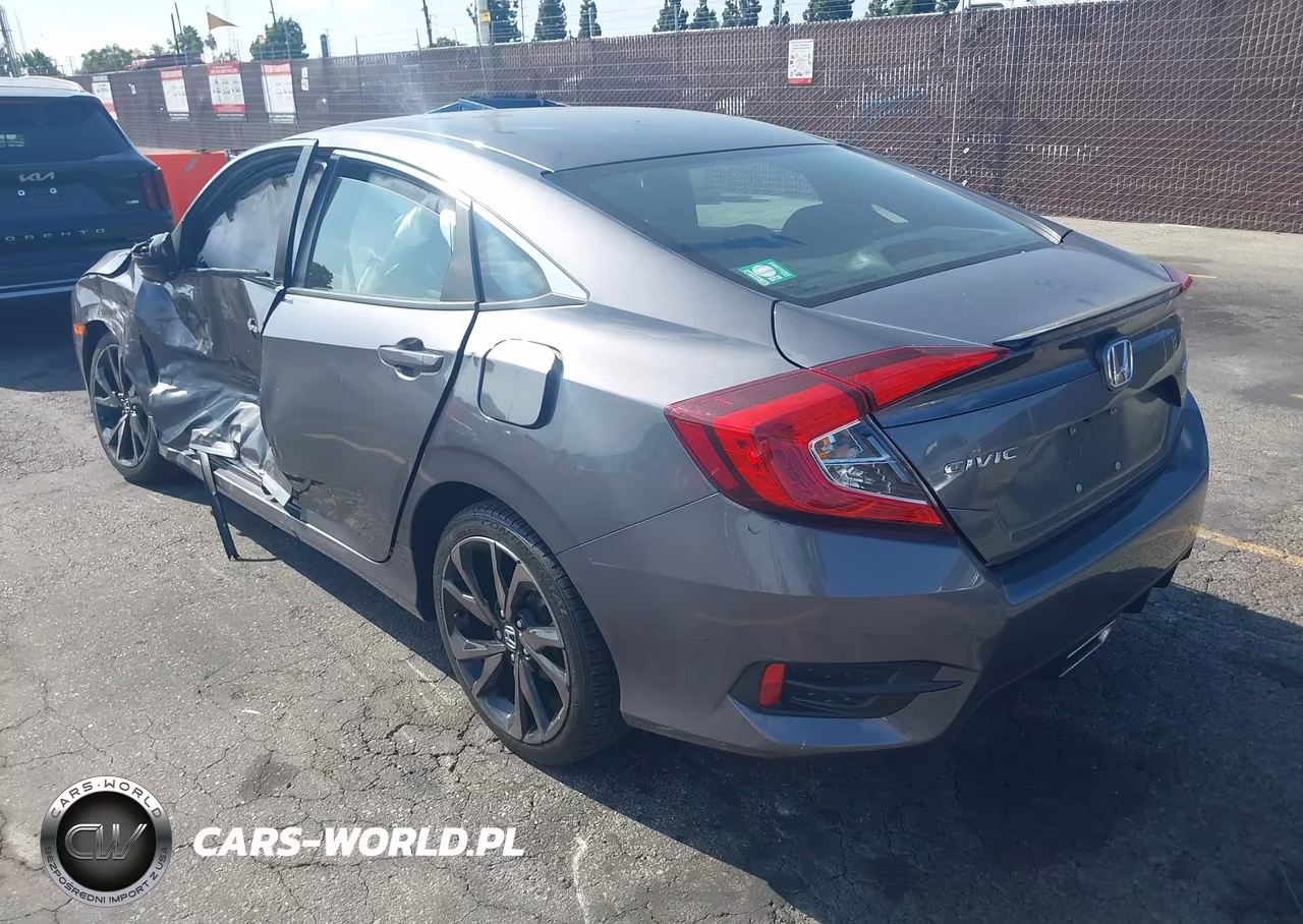 2020 Honda Civic Sport VIN:2HGFC2F86LH558706 - 3