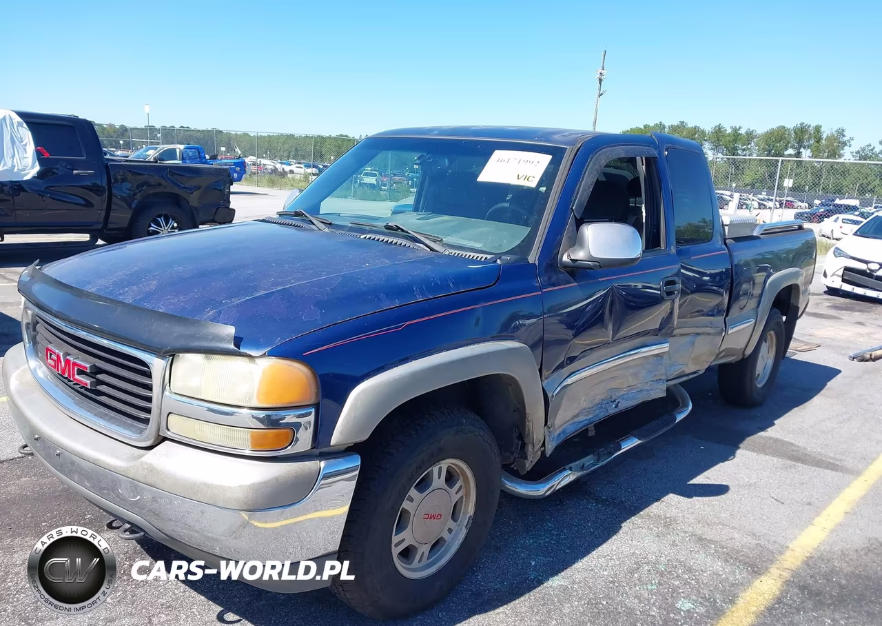2002 GMC Sierra 1500 Sle VIN:2GTEK19T121141167 - 2