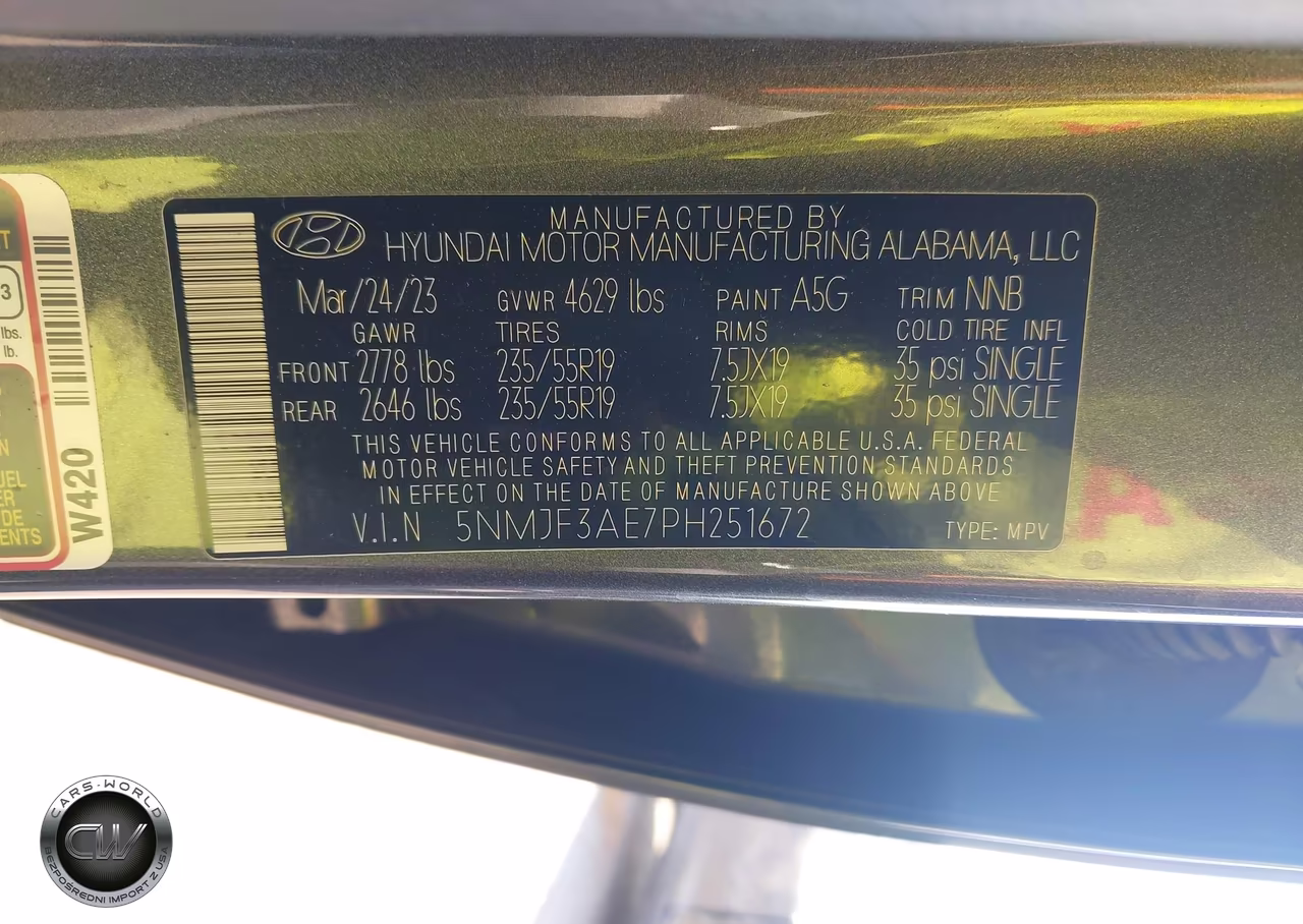 2023 Hyundai Tucson Sel VIN:5NMJF3AE7PH251672 - 9