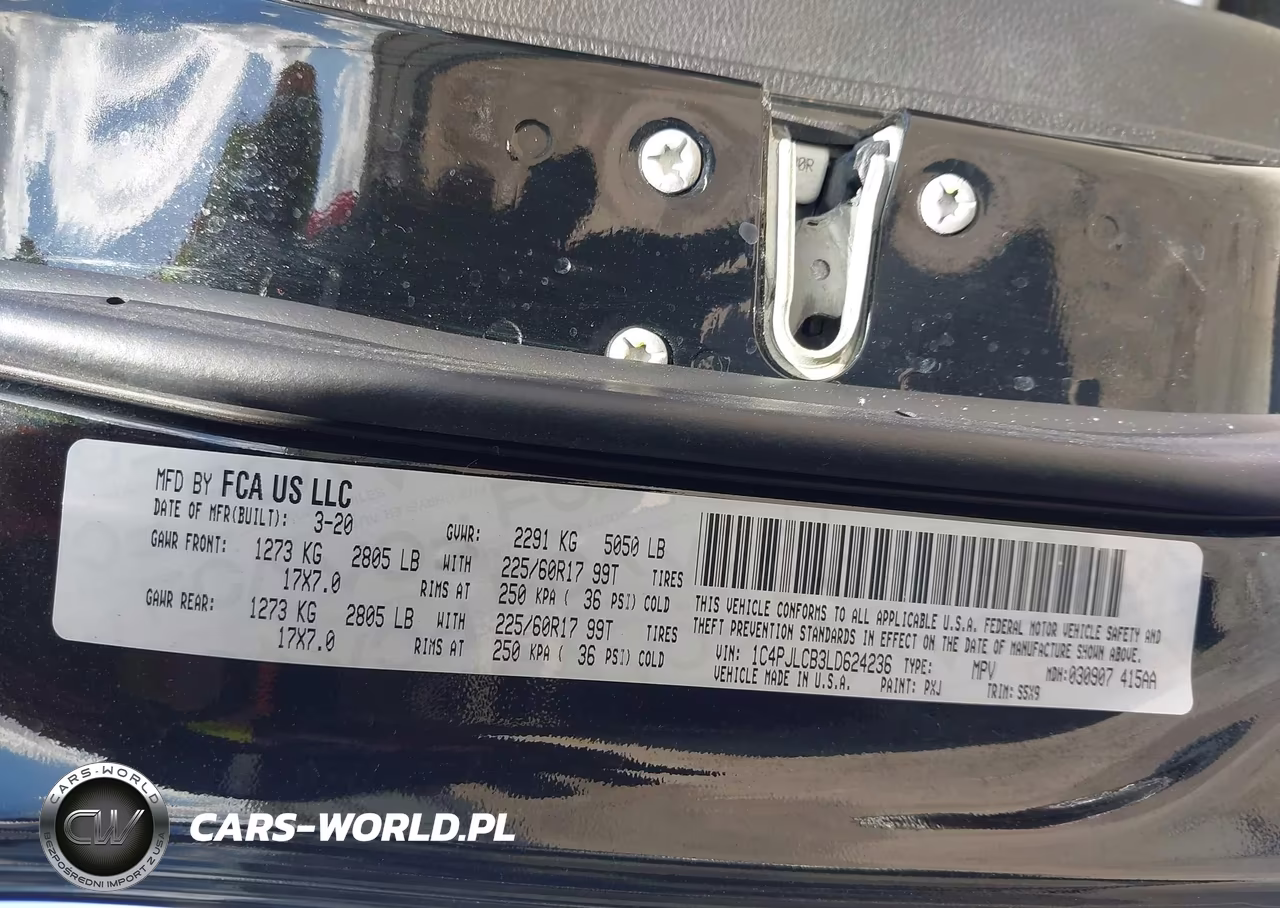 2020 Jeep Cherokee Latitude Fwd VIN:1C4PJLCB3LD624236 - 9