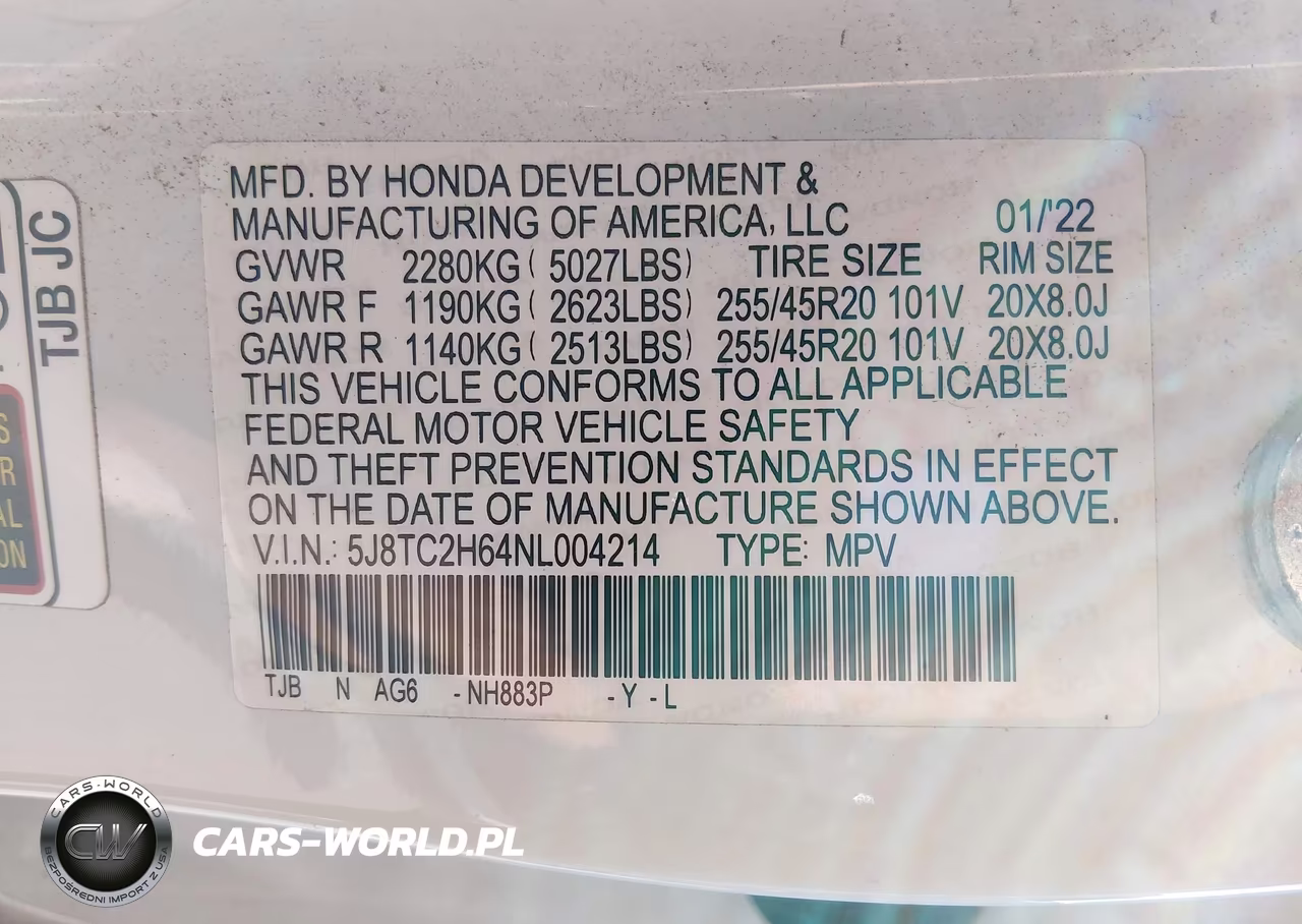 2022 Acura Rdx A-Spec Package VIN:5J8TC2H64NL004214 - 9