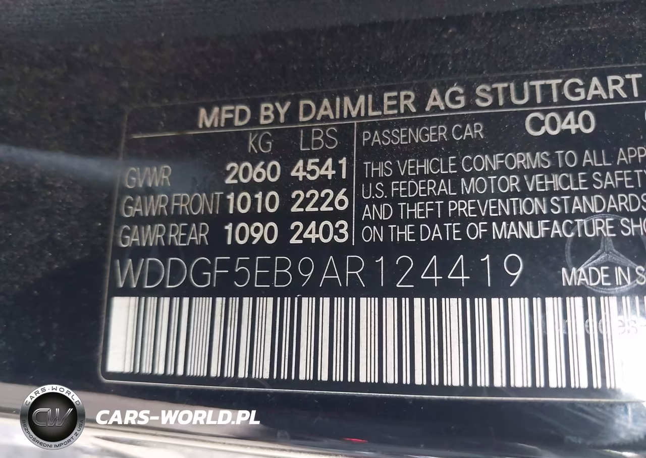 2010 Mercedes-Benz C 300 Sport VIN:WDDGF5EB9AR124419 - 9